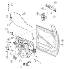83471-D5000 Rear Left Window Regulator Compatible with 2016-2021 KIA Optima
