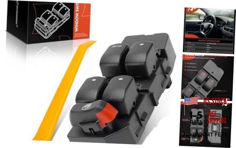 Master Power Window Switch Compatible with Pontiac G6 2005 2006 2007 2008