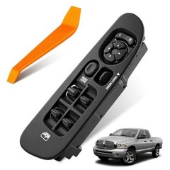 Power Window Switch Fit for 2002-2008 Dodge Ram 1500 2500 3500 Truck Black