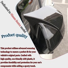 MUXEE 2PCS New Sports Rear Mirror Cover Caps for Nissan sentra 2020-2025/Altima