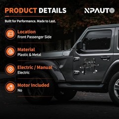 Power Window Regulator with Panel Without Motor fit for 07 Front Passenger Side