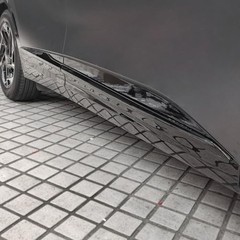 Body Side Door Moulding Covers Trim Compatible with Kia Sportage Glossy Black