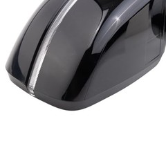 Passenger Side Power Heated Mirror with Blind Spot Indicator Smooth Black