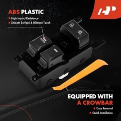 Master Power Window Switch Compatible with Kia Rio 2013 2014 2015 2016, Front