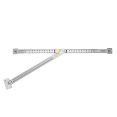 Telescopic Window Stay, 12-Inch Adjustable Stainless Steel Casement Limiter Bar