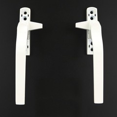 Durable Plastic Door Handle White External Flat Window Handle Reusable