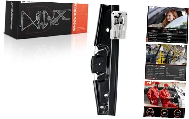 Rear Left Window Regulator (No Motor) for Mini Cooper Countryman F60 17-21