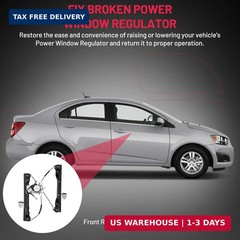 BDFHYK 751-740 Power Window Regulator with Motor Front Right for 2012-2015 Chevy