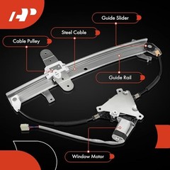 Rear Passenger Side Power Window Regulator with Motor Rear Passenger (RH)