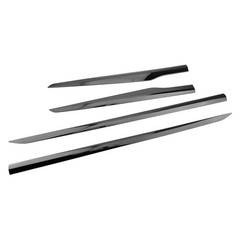 Body Side Door Moulding Covers Trim Compatible with Kia Sportage Glossy Black