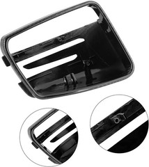 Pair New Exterior Rear View Mirror Housing Door Wing Mirror Covering Cap Carbon
