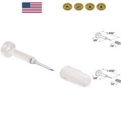 Plastic & Steel Window Grid Retainer Pins – 25 Count, Enhanced Gripping Strength