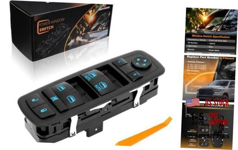 1 AUTO Power Window Switch for Ram 1500 2014-2015 Window Control Switch for