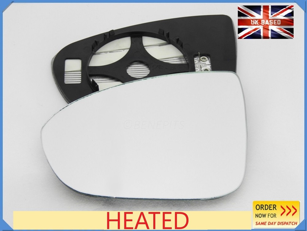 Rearview glass mirror for OPEL MERIVA B 2010-2014 CONVEX left side…