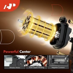 Power Window Regulator with Motor Front Passenger Side Compatible with Kia