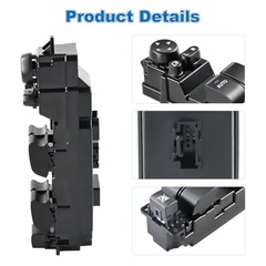 Automatic Power Master Window Switch Compatible with Mazda 2 L4 1.5L 2011 2012