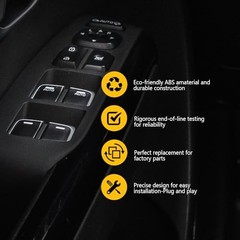 Power Window Switch for 2014-19 Kia Soul Repl 93570-B2100CA/93570-B2130CA |