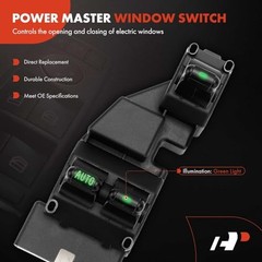 Front Left Driver Side Power Window Switch | Compatible with Dodge Ram 1500