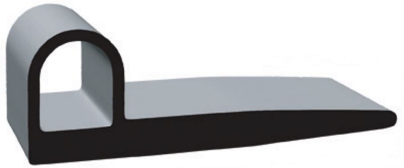 Clean Seal (C6P) 2452ST-50 Door Window Channel Seal P-Type