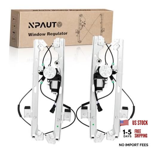 Front Driver Passenger Side Power Window Regulator w/Motor for 1999 2000 2001
