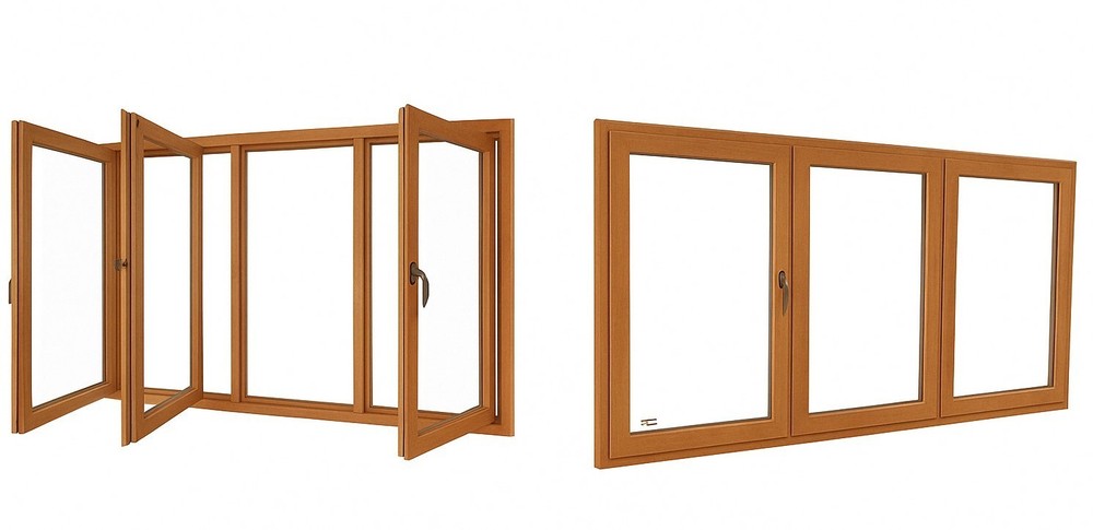 Avora Triple Sash Tilt and Turn in Oak Malt 72″ x 48″
