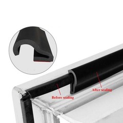 Self-Adhesive Silicone/PU Door Window Weatherstripping Noise Proof Sealing Strip