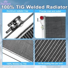 3Row Radiator for 1997 1998 1999 2000 Dodge Dakota Durango 3.9L 5.2L 5.9L