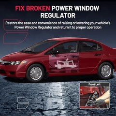 748-476 Power Window Regulator with Motor Front Left 2006-2011 Honda Civic