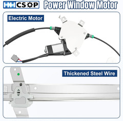 Power Window Regulator with Motor Replacement for Lincoln Front Driver Side