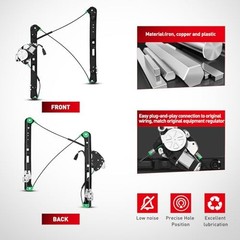 Power Window Regulator/Motor Side Compatible with BMW 741-485 Front Passenger