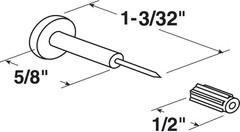 Plastic & Steel Window Grid Retainer Pins – 25 Count, Enhanced Gripping Strength
