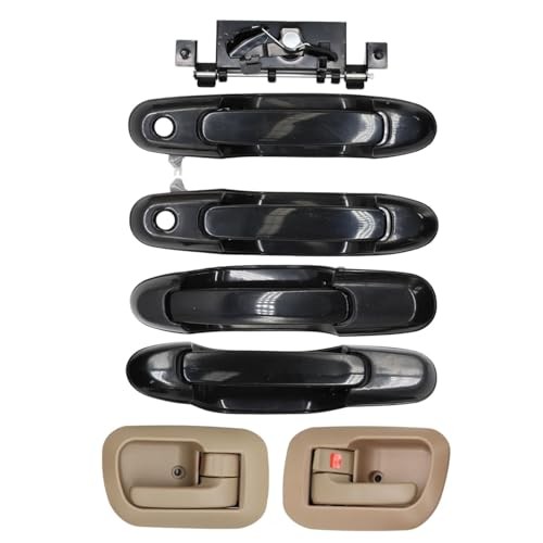 7 Piece Door Handles Kits Compatible with Sienna 1998-2003 80850 80357 80359