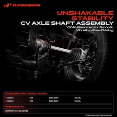 CV Axle Shaft Assembly – Compatible with Cadillac CTS 2003 Rear Driver Side