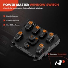 Driver Master Power Window Switch for Mercedes W163 ML320 98-03 1638206610