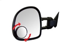 49102 2″” HotSpots Round Stick-On Convex Mirror, blackSize: 2 Inches (Pack of 1)