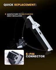 Power Window Regulator with Motor Compatible with Mazda 5 Front Passenger Side