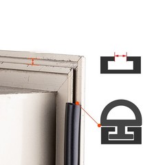 EPDM Window & Door Wedge Gasket Double Glazing Silicone Rubber Repair Seal