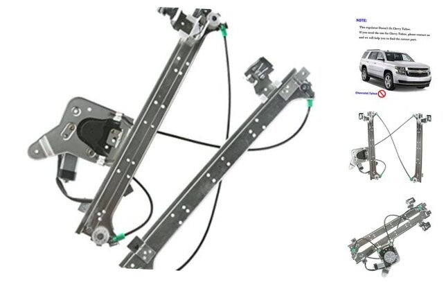 Rear Left Driver Side Power Window Regulator with Motor for Rear Driver Side