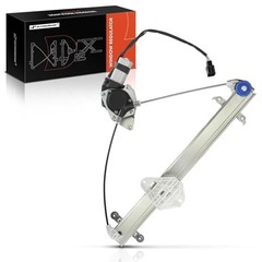 Front Left Driver Side Power Window Regulator with 2-Pin Connector Motor