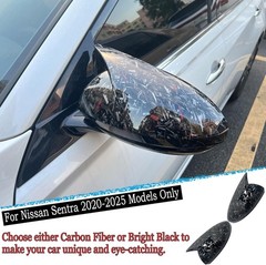 2PCS New Sports Rear Mirror Cover Caps for Nissan sentra 2020-2025/Altima Sedan