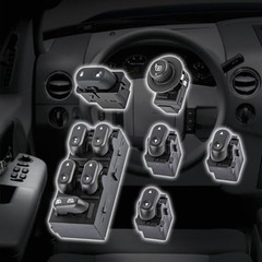 Driver & Passenger Side Power Window Switches & Mirror Door Lock Control