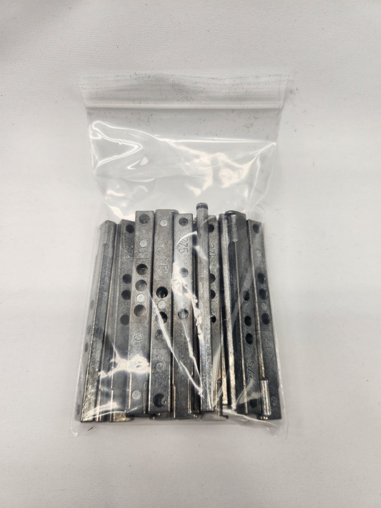 20 pack Pivot Bar, 3 inch, 4 hole Columbia / Boreal Vinyl Window – Zinc