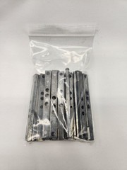 20 pack Pivot Bar, 3 inch, 4 hole Columbia / Boreal Vinyl Window – Zinc