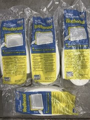 AC Safe Window Air Conditioner Weather Seal Plastic White AC-401 Lot of 4 New
