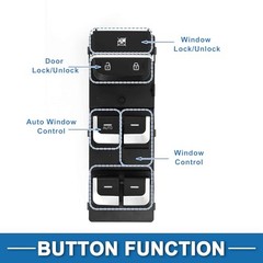 Power Window Switch No.93571D4010 Front Left Driver Side Window Control Switch
