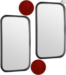 2PCS Rectangular Blind Spot Mirror, 3.5″ x 2″ 360° Rota Color: Rectangle/Black