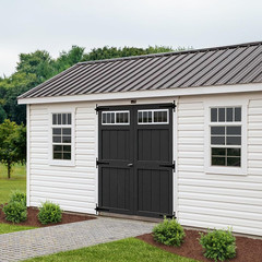 Shed Windows 12″X24″ 2 Pack, Upgraded Sliding Transom Window with Tempered Glass