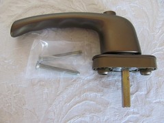Unilux Window Handle Metal Bronze Replacement-New in Package