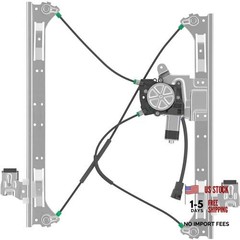 Front Driver Side Power Window Regulator with Motor (2 Pins) Front Driver (LH)