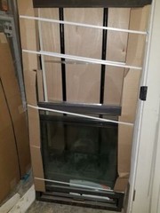 CRYSTAL Bronze Aluminum DH 30 x 64 With Screen
